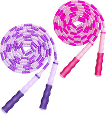 Paquete De 2 Cuerdas De Saltar Ajustables Para Ejercicios Para Mujeres Y Hombres