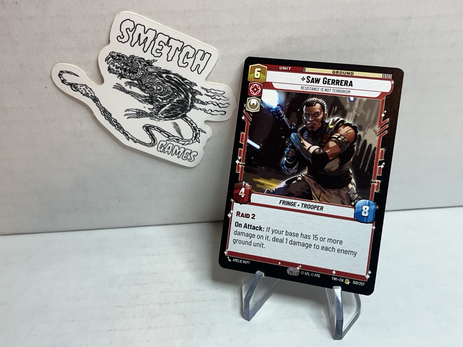 TWI 150 - Saw Gerrera - Rare - Star Wars Unlimited Twilight of the Republic