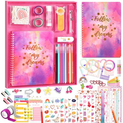 DIY Journal Kit for Girls, 7 8 9 10 Year Old Girl Birthday Gifts, Ideal Craft...