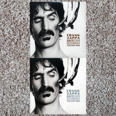 Frank Zappa Vinyl Lot 2 LPs Brest 1979 Volume 1 & 2 French