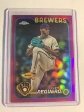 2024 Topps Chrome Update ELVIS PEGUERO #USC63 Magenta Refractor #D /399