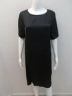 NEW- RRP$229 HOWARD SHOWERS BLACK EXPOSED ZIP DETAIL DRESS SIZE 8 (#Z1672)