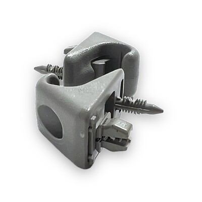 1996-2002 Toyota 4Runner & Tacoma Sun Visor Clips - Gray Plastic Set Of 2 Pairs (OEM Replacement)