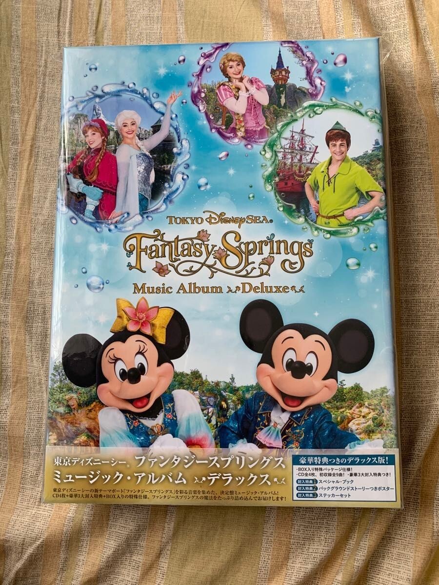 Tokyo DisneySea Fantasy Springs 音楽アルバム Tokyo DisneySea Fantasy Springs Music Album Deluxe 4CD Limited