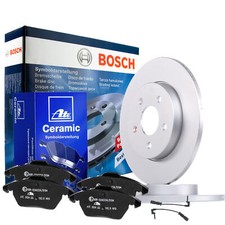 Bosch Bremsscheiben ATE Ceramicbeläge Mercedes S-Klasse W221 Ø300mm HINTEN + WK