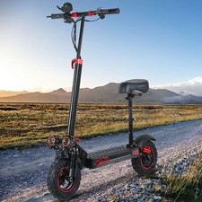 Electric Scooter 48v 1200W For Adult 11"Off Road Fat Tires Fast Speed USA MAX KM