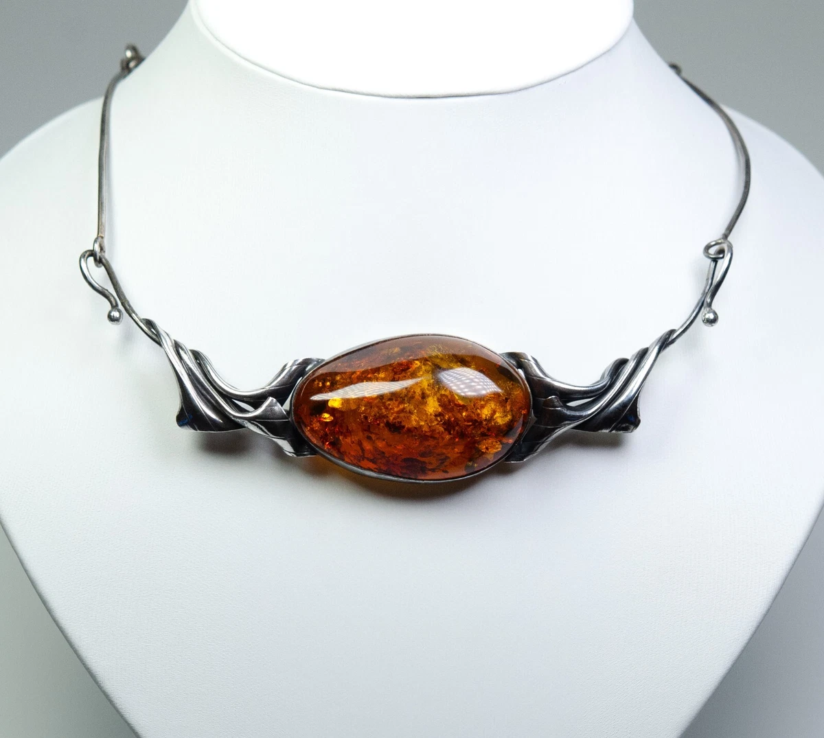 collana lunga pietre dure tormalina con ciondolo agata - Gioielli -... | su