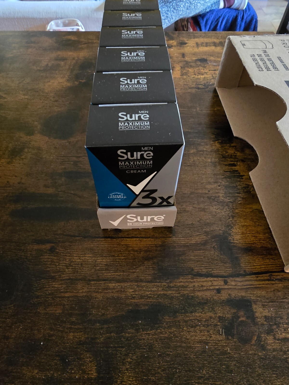 Sure Men Maximum Protction Anti-Perspirant Deodorant Stick - Pack of 6 x 45ml