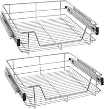 HENGMEI Pack de 2 tiroirs télescopiques de cuisine 60 cm