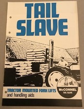 McConnel Tail Slave Trattore Montaggio Forche Brochure Originale Anni 70