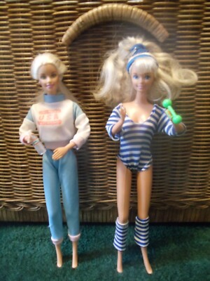 Barbie doll exercise outfits clothing Aerobic and Jogging Suit with  extras