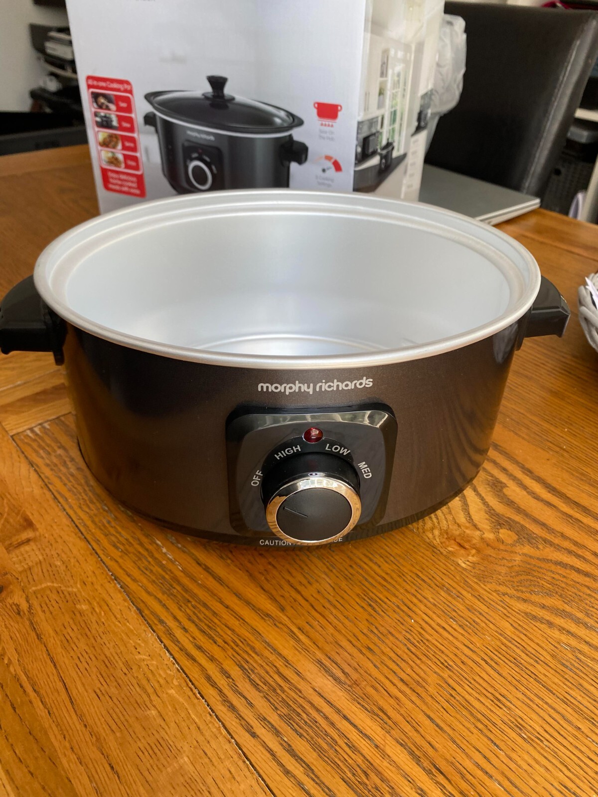 Morphy Richards 460012 Slow Cooker, 3.5 Litre 163W, Black SPARE PARTS