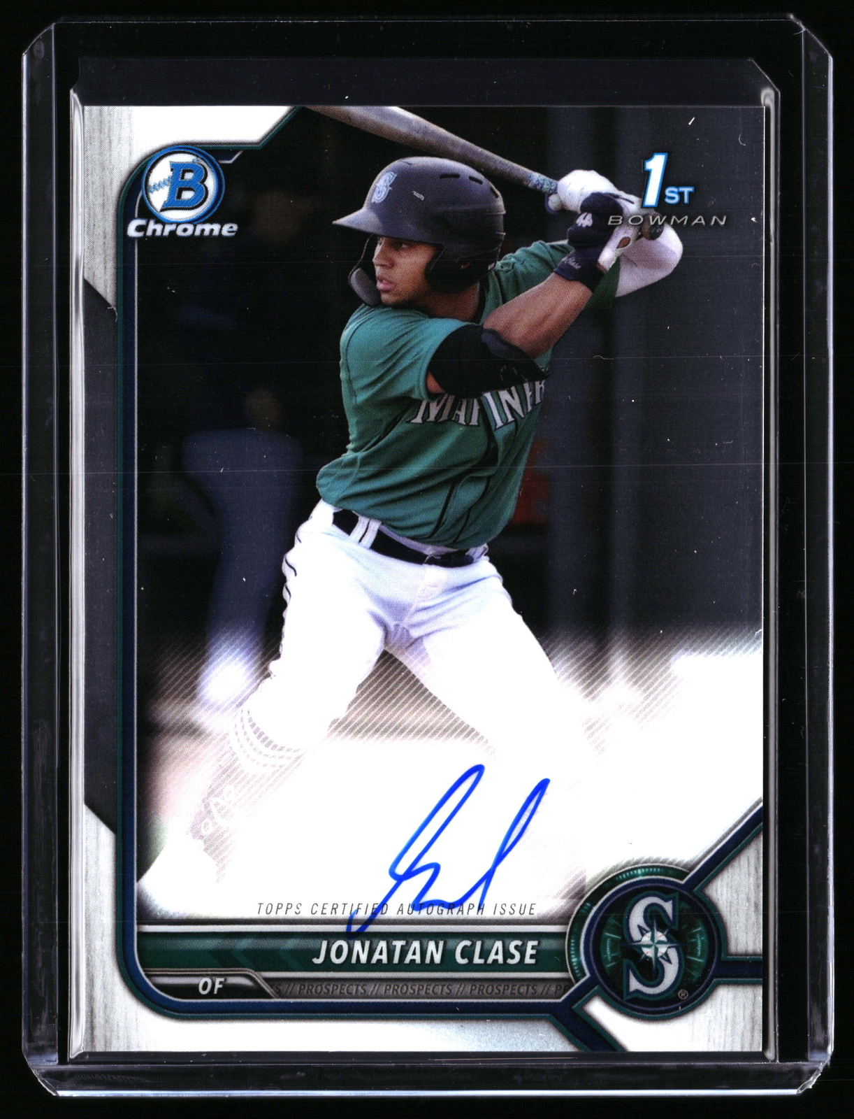 2022 Bowman Chrome Prospect Jonatan Clase Auto #CPA-JCL
