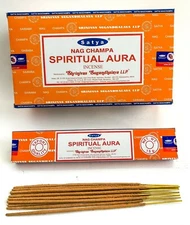 Satya Spiritual Aura Incense Sticks - Aromatherapy - U Pick Quantity - Free Ship