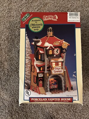 Retired Lemax Christmas Village Santa Wonderland Michael's Exclusive Toy Tower