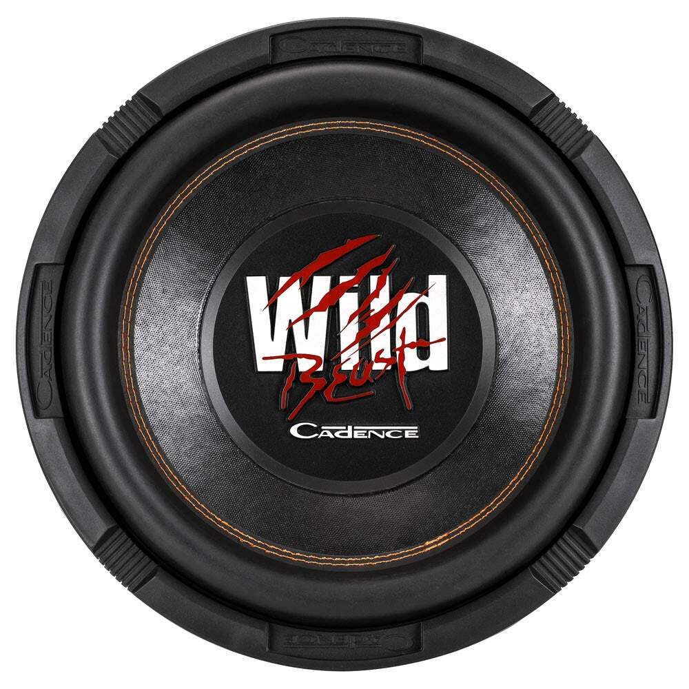 Cadence WB12D4 Wild Beast 2400w Dual 4 Ohm Car Audio Subwoofer for