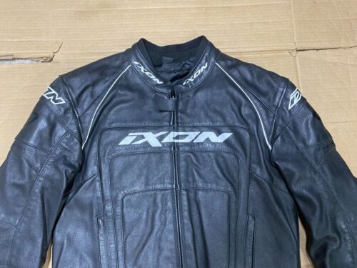 IXON Mens Leather Motorcycle Motorbike Jacket UK 38" 40" Chest (RRP £269)(J38) - Picture 4 of 24