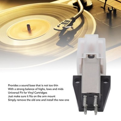 Magnetic Cartridge Stylus High Accuracy Stereo Replacement Turntable Needle JSGQ