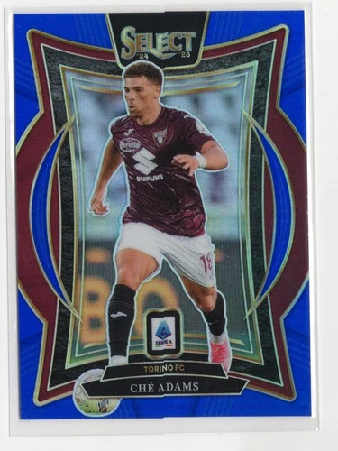 Che Adams 2024-25 Panini Select Serie A Blue Prizm Torino
