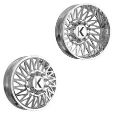 24x8.25 Kg1 Forged Kd054 Glaze Polish Directional Dually Wheels 10x285 Set Of 6
