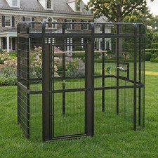 7.2ft Large Walk in Bird Cage Huge Parrot Macaw Aviary Finch Outdoor Birdcage