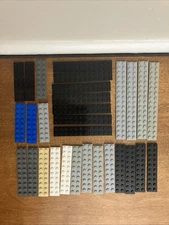 LEGO Lot of 30 Assorted Color Plates 2x8 2x10 2x12 2x16 3034 3832 2445 4282