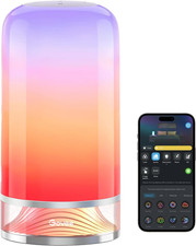 Govee RGBIC Smart Table Lamp 2, Touch Bedside Small Table Lamp Compatible with S