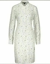 ISABELLA OLIVER Maternity Dress polka size 2 uk 10 eur 38 us 6 RRP £140 j.