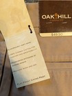 New 44x32 Oakhill Flat Front Chino Khaki Pant 100% cotton — photo 2
