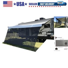 RV Awning Sun Shade Screen 9' X 17' 3'' Fit for 18' Awning Mesh Screen Sunsha...