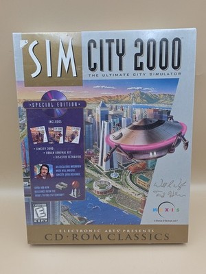 Sim City 2000 Special Edition CD Rom Classics Big Box 