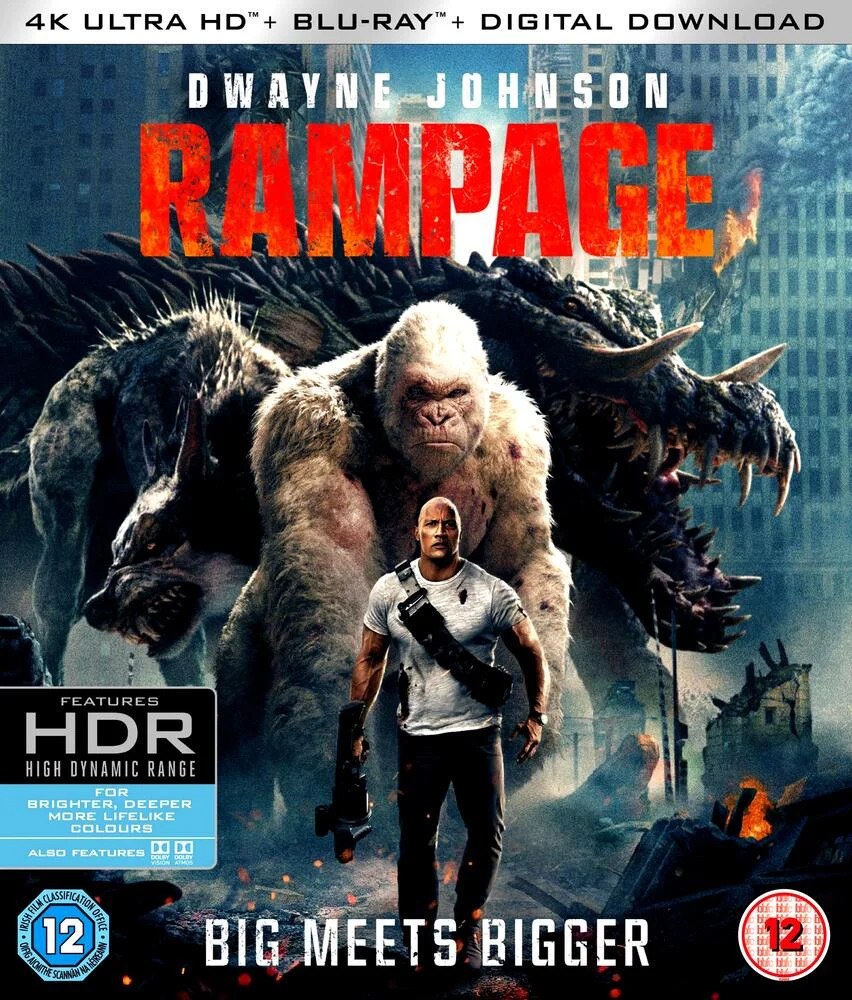 Rampage 4K Ultra HD + Blu-Ray