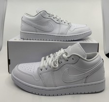 Women's 10 - JORDAN 1 LOW TRIPLE WHITE DV0990 111