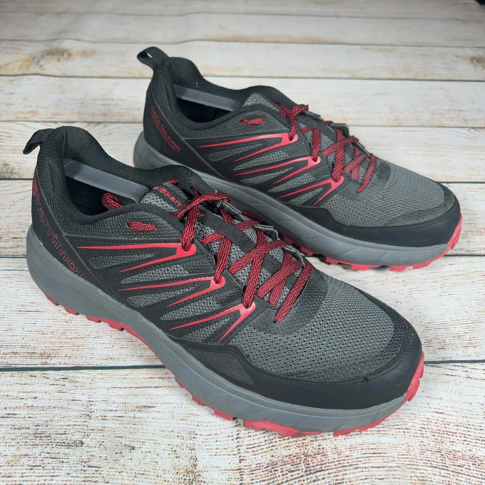 Karrimor Caracal TR 19 Trail Running Zapatos Negro Gris Rojo Para hombres UK 11 EU46 US 12 Foto 4 de 4