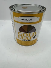 Sheffield Bronze Paint ANTIQUE Gold Leaf Finishes 1 Quart