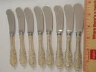 8 WALLACE SIR CHRISTOPHER 301 GRAMS STERLING SILVER BUTTER KNIFE NO MONO 8 1/2"