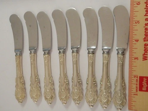 8 WALLACE SIR CHRISTOPHER 301 GRAMS STERLING SILVER BUTTER KNIFE NO MONO 8 1/2"