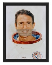 ASTRONAUT JAMES B IRWIN APOLLO 15 LUNAR MODULE PILOT 1971 8X10 FRAMED PHOTO
