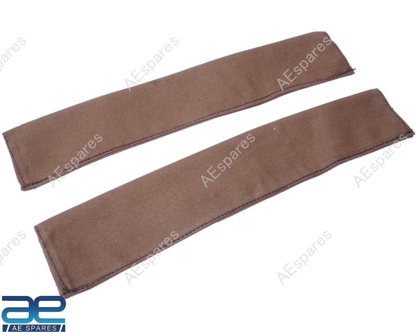 Paar Leinen Heckklappe Kette Cover Brown FüR Jeeps Willys CJ2A CJ3A/3B CJ5 M38 @-image