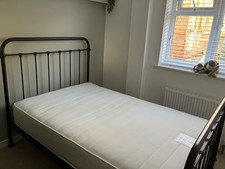 Feather & Black Oliver Bed in Bronze (SMALL DOUBLE ) (4ft)