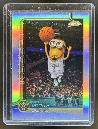 2025-26 Topps Chrome Update Nikola Jokic Minionfractor Variation SSP #M-1