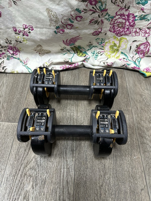 TurboBell verstellbares Hantelset *Verkauft wie gesehen*