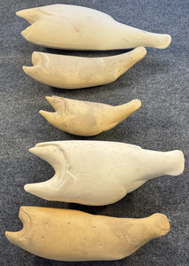 Rinehart Fish Taxidermy Form Mold Lot of 5 Trout Walleye Largemouth Bass Vintage