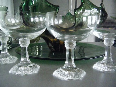 4 Champagnerschalen / Sektgläser Rosenthal Classic Rose - Maria - 12 x 9,5 cm