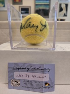 Mary Joe Fernandez Signed Tennis Ball With COA