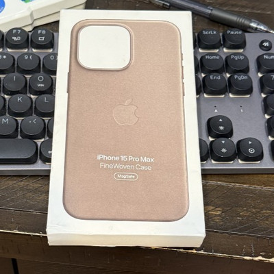 Apple iPhone 15 Pro Max FineWoven Case with MagSafe - Taupe