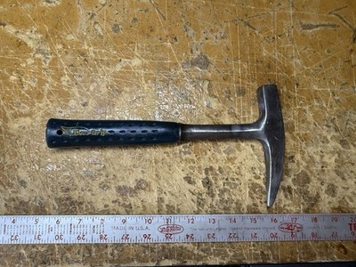 Vintage Estwing Ever Grip Rock Pick Hammer Geologist Prospecting USA Blue Handle