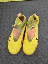 Nike Zoom Mercurial Superfly 9 Academy TF Turf Shoes Lucent Used Size 5Y S109