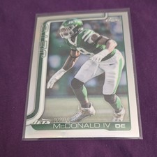 2025 Topps Chrome Will McDonald IV #241 Refractor New York Jets NFL