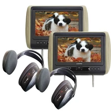 Audiovox Movies2Go Two AVXMTGHR9HD 9" Headrest Systems with Built in DVD Players